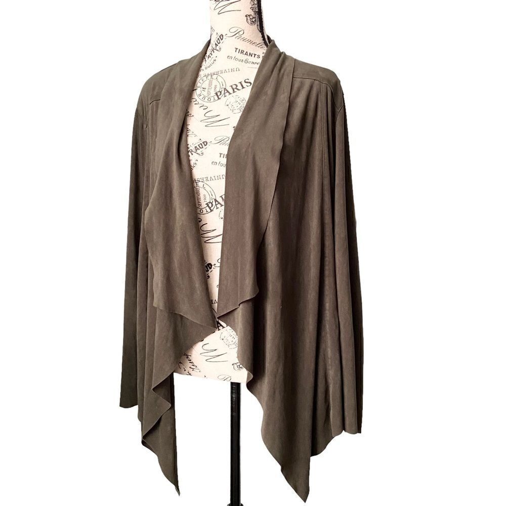 Torrid Open Front Army Green Blazer/Cardigan in Size 2